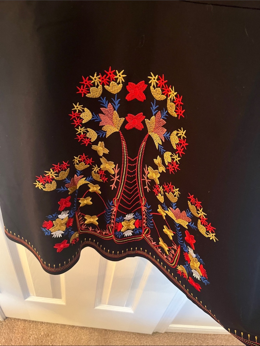 NWT Lai Meng Five Cats Embroidered Dress - Picture 4 of 14